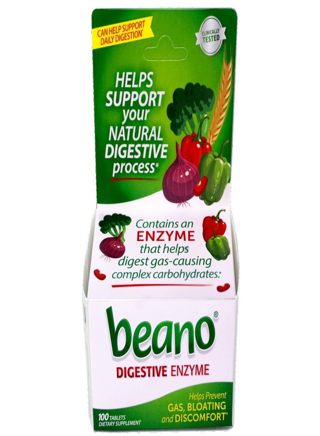 Beano Food Enzyme, 100 Tablets Each (Value Pack of 3) - Image 5